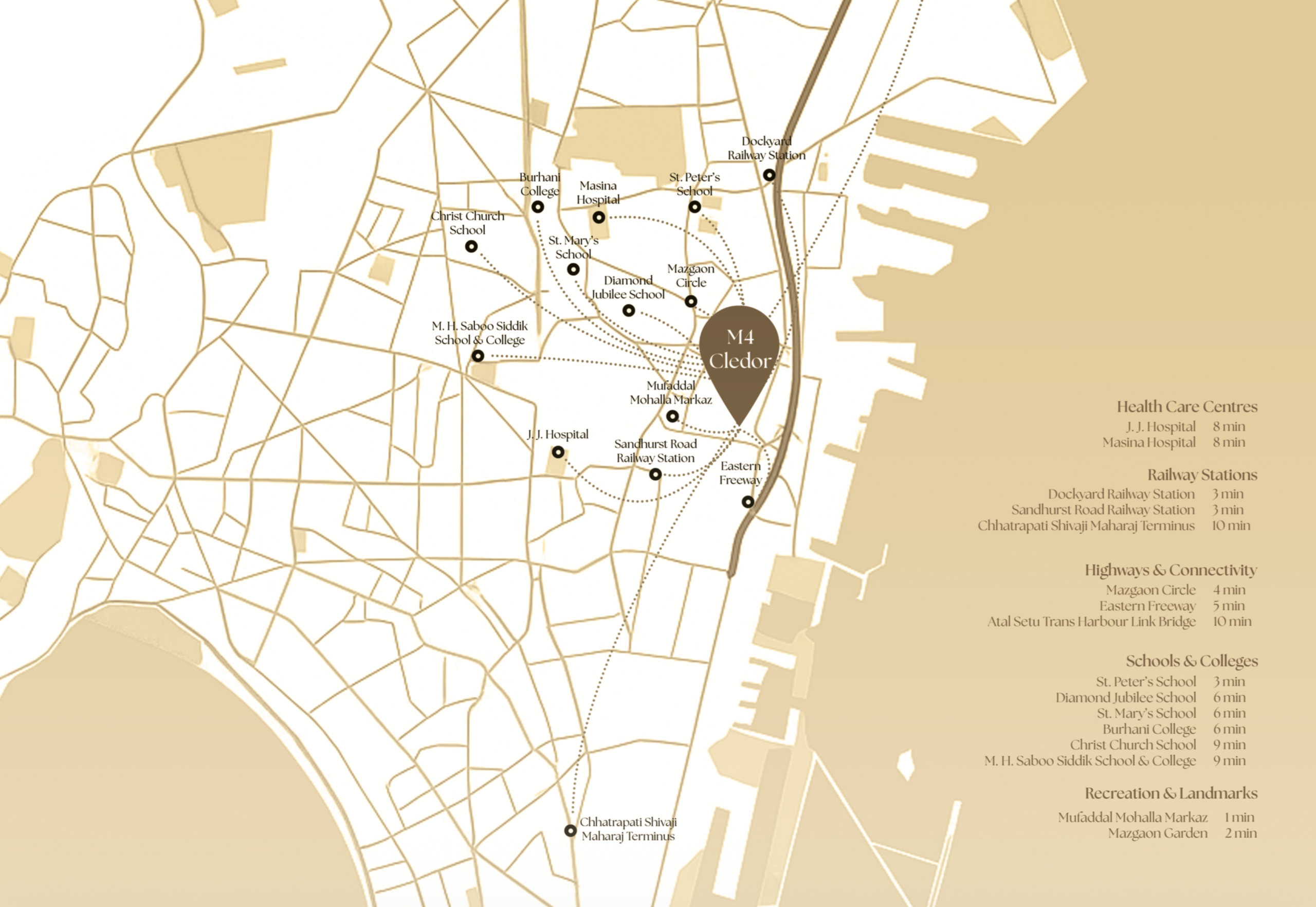 CLÉDOR Mazgaon — location and nearby landmarks