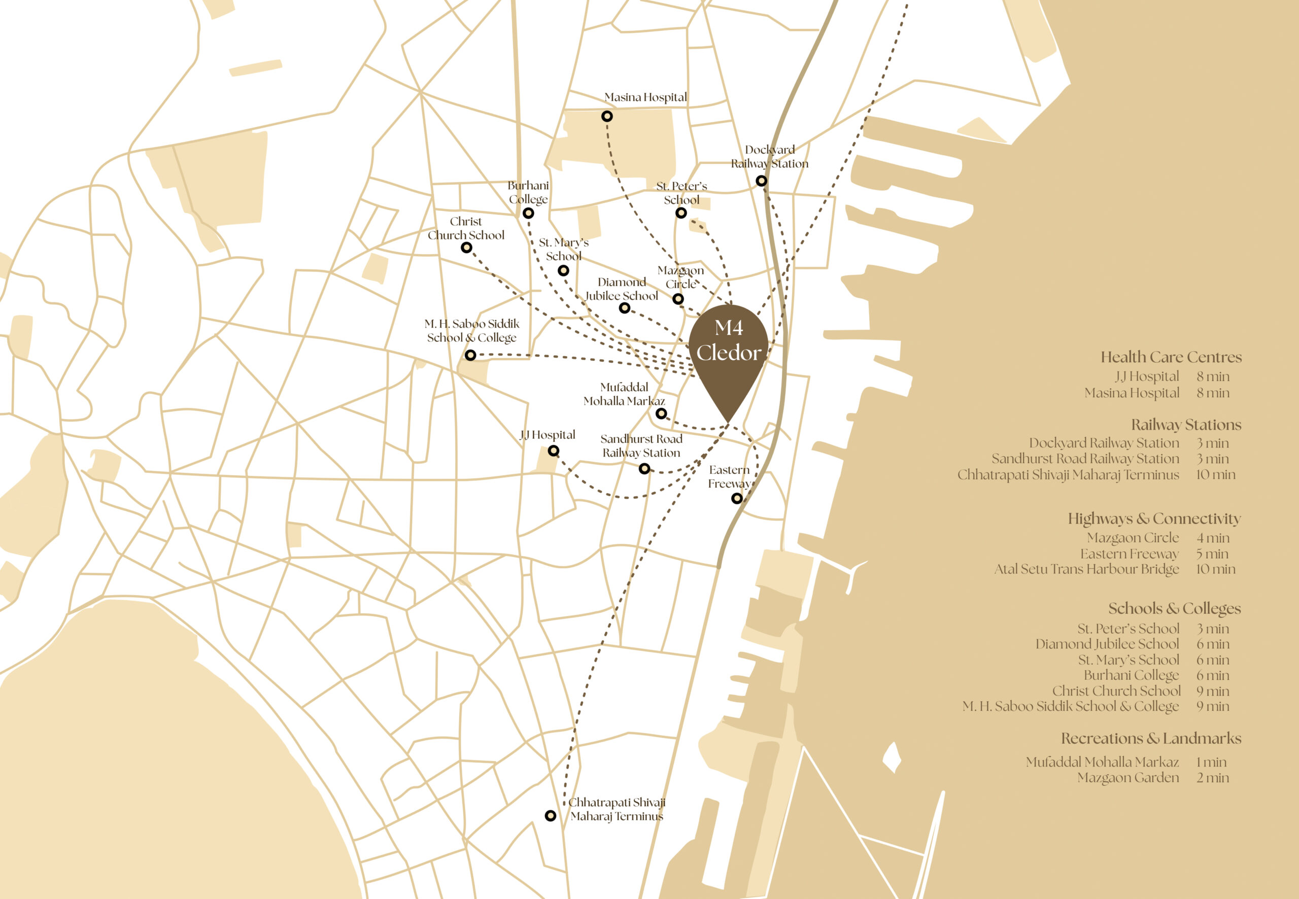 CLÉDOR Mazgaon — location and nearby landmarks